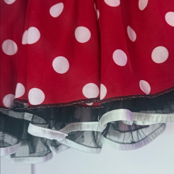 Minnie Mouse Red Polka Dot Costume with Hat - Picture 3 of 5